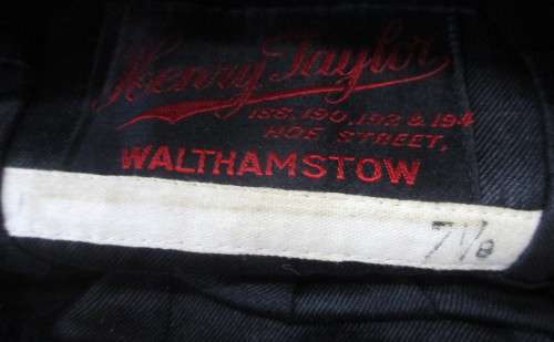 Vintage 1930s Black and Red Velvet Schoolboy Hat - Walthamstow, Henry TaylorSize 7 1/8.
