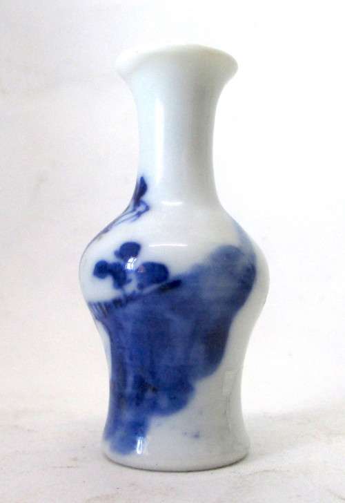 Antique Mini Chinese porcelain - Vase - Guangxy dynastie - Qing - 19th century. See discription
