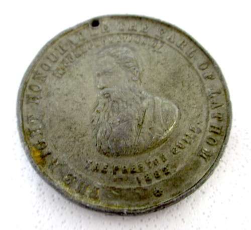 Preston Guild 1882 Earl of Lathom Guild Mayor Commemoration Medallion