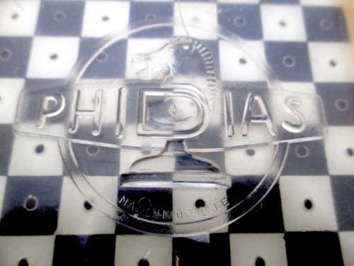 Vintage Travel Chess and Checks Set by Phidias Made in France. with all pieces.