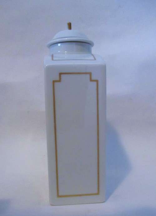 B&G (Bing & Grondahl) Copenhagen Porcelain Tea Caddy - Sophus Berendsen. 125 th Anniversary in box.