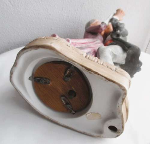 Vintage Lovely Old Couple Dancing Porcelain Statue. With Music box, not working.