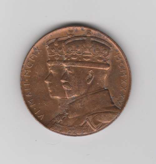 1910 - 1935 George V & Queen Mary Silver Jubilee South Africa Medal