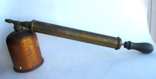 Vintage Rega Insect Chemical Sprayer - Brass, Copper, Wood Beauty, See photofor scale.