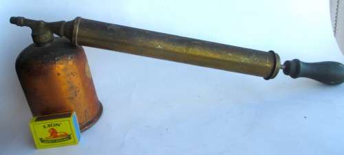 Vintage Rega Insect Chemical Sprayer - Brass, Copper, Wood Beauty, See photofor scale.