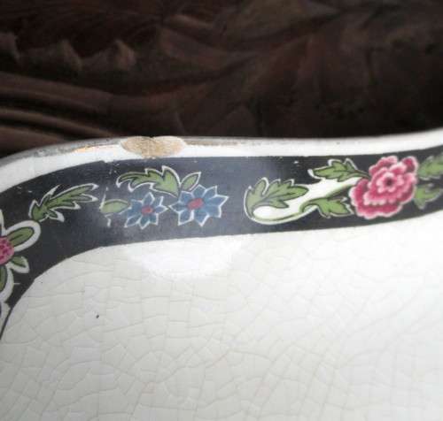 Vintage Alfred Meakin England  Crescent Side Salad Dishes. One with Chip. Cart filler