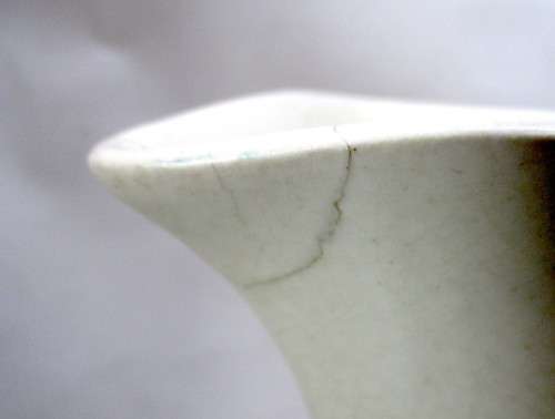 Vintage Large Unbranded Floral Pattern Bedroom Closet Water Jug. Note Repair at spout. 28cm high.