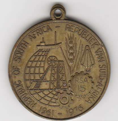 1976 South Africa Agricultural Medallion