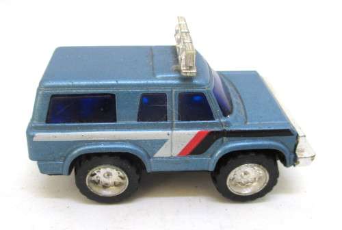 VINTAGE 1980s Arco Blue SUV VAN Car Die Cast Toy.