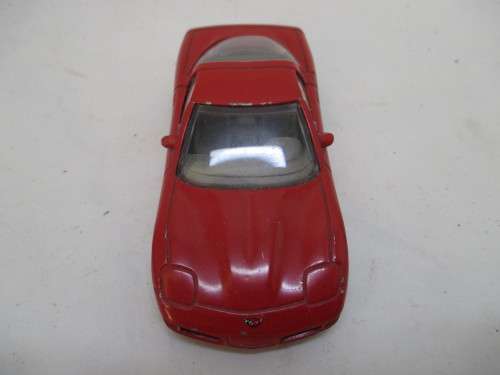 BBurago Burago Chevrolet Corvette red - 1/43 Scale Diecast