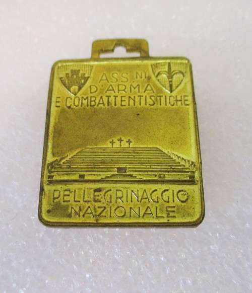 Medaglia Spilla 1953 Ass. Darma E Combattentistiche Pellegrinaggio Nazionale Pe Medallion