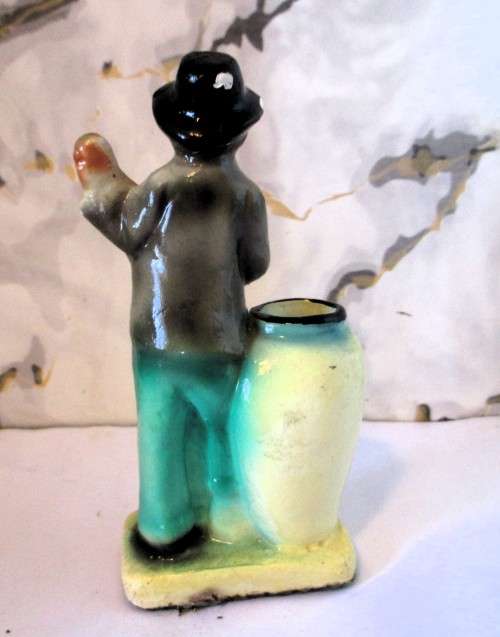Lot of 3 Antique/Vintage porcelain figurines. Some chips, arm fixed. Cart Filler