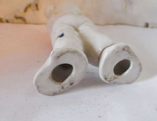 Lot of 3 Antique/Vintage porcelain figurines. Some chips, arm fixed. Cart Filler