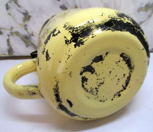 Vintage Enamel Coffee Pot 1.5lt. Used.