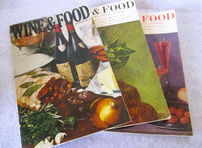 1967 Two Vintage Food and Wine Magazine, Andre Simon. plus Spices and Herb.