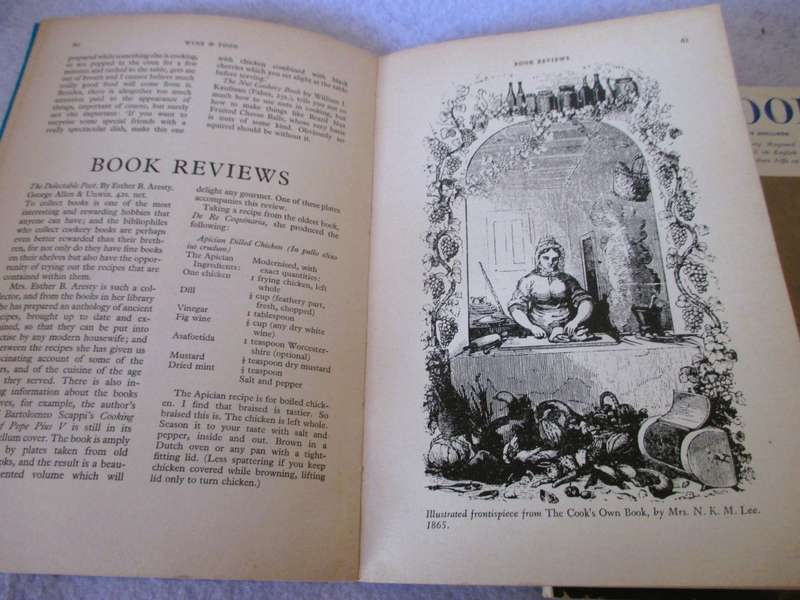 1965 and 1966 Three Vintage Food and Wine Magazine, Andre Simon.