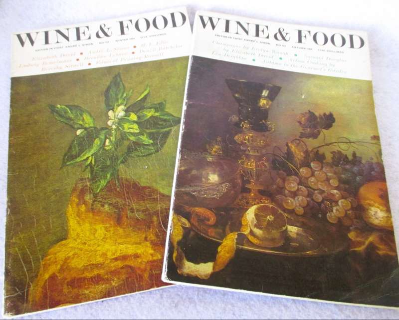 1964 Two Vintage Food and Wine Magazine, Andre Simon.