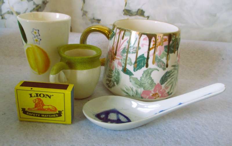 Lot of 4 Various Porcelain items. As per photo.
