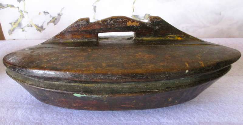 Antique/Vintage Lozi Container from Zambia 31 x 10 x 15cm