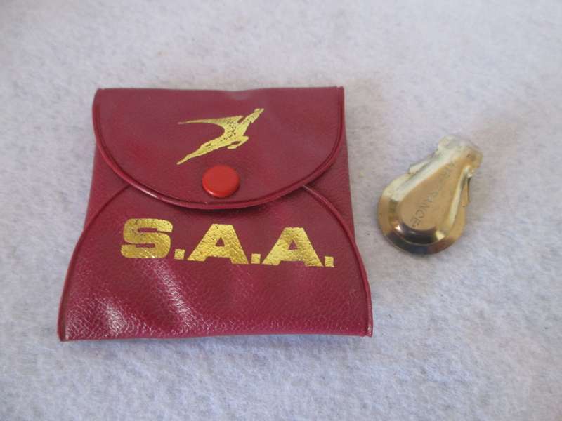 Vintage Travel Sewing Kit from SAA and Air France bottle opener.
