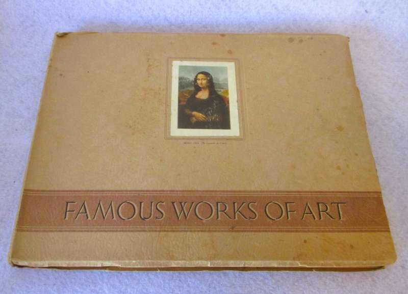 FAMOUS WORKS OF ART, COMPLETE ALBUM OF 115 CIGARETTE CARDS