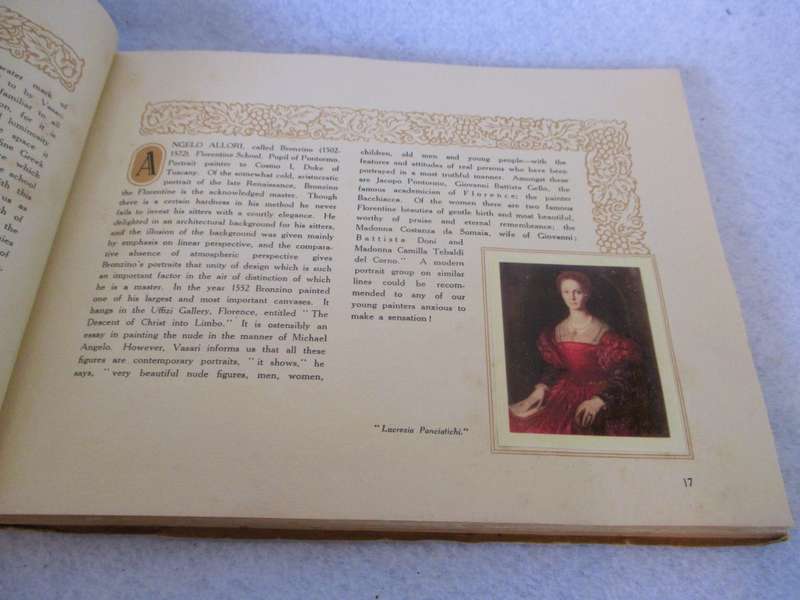 FAMOUS WORKS OF ART, COMPLETE ALBUM OF 115 CIGARETTE CARDS