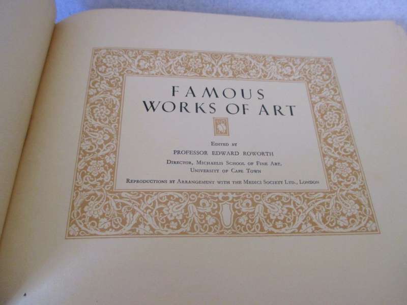 FAMOUS WORKS OF ART, COMPLETE ALBUM OF 115 CIGARETTE CARDS