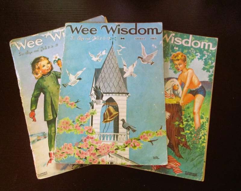 Lot Of 3 Vintage Wee Wisdom Childrens Magazine 1965.