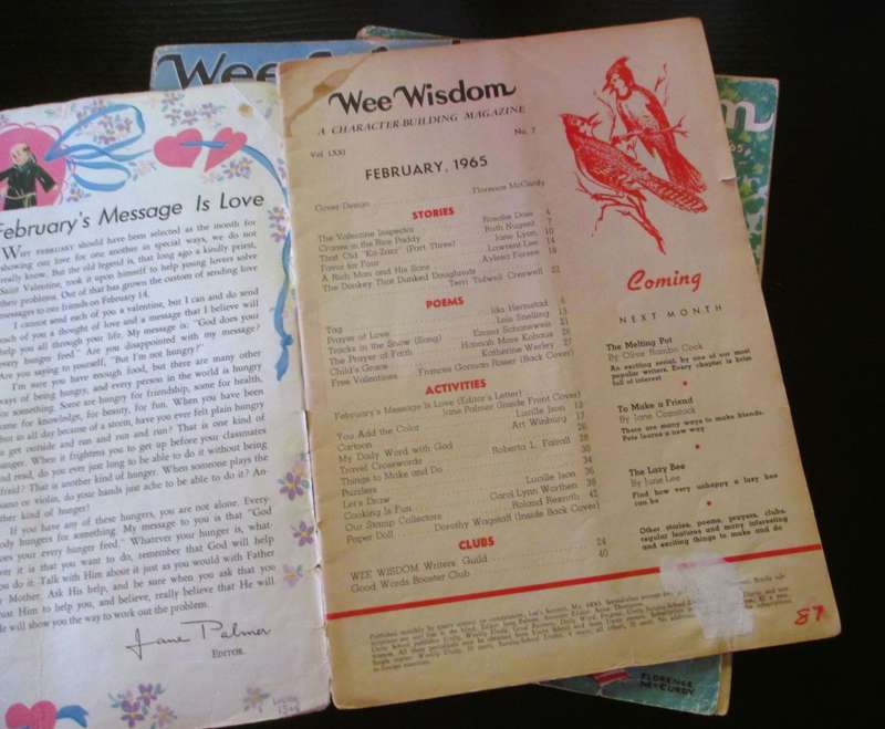 Lot Of 3 Vintage Wee Wisdom Childrens Magazine 1965.