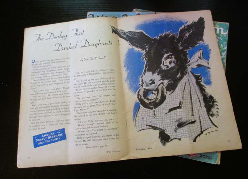 Lot Of 3 Vintage Wee Wisdom Childrens Magazine 1965.