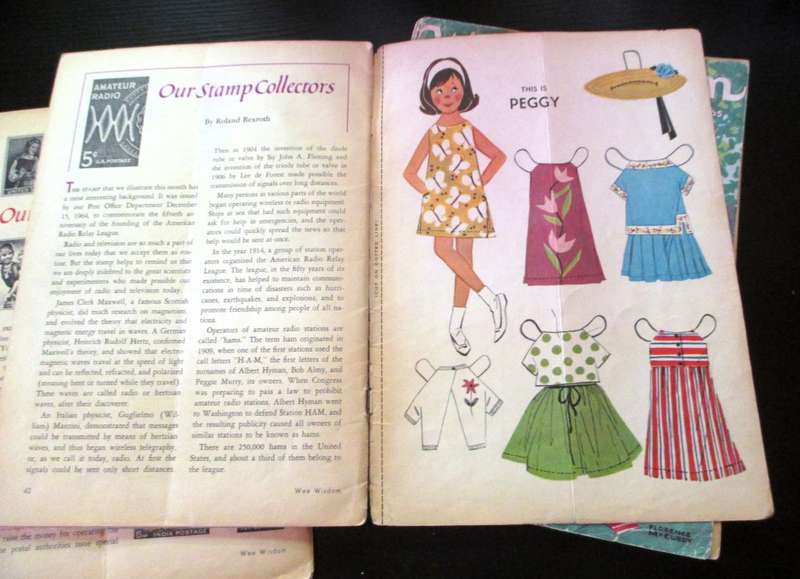 Lot Of 3 Vintage Wee Wisdom Childrens Magazine 1965.