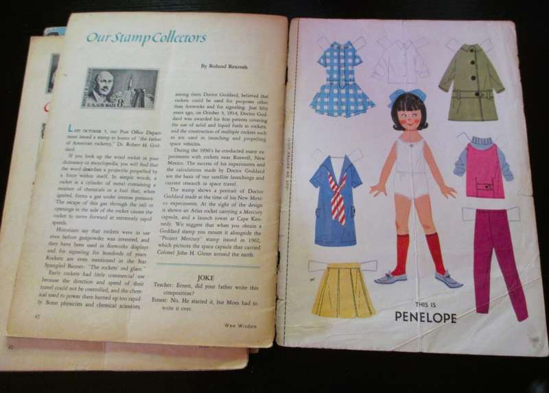 Lot Of 3 Vintage Wee Wisdom Childrens Magazine 1965.