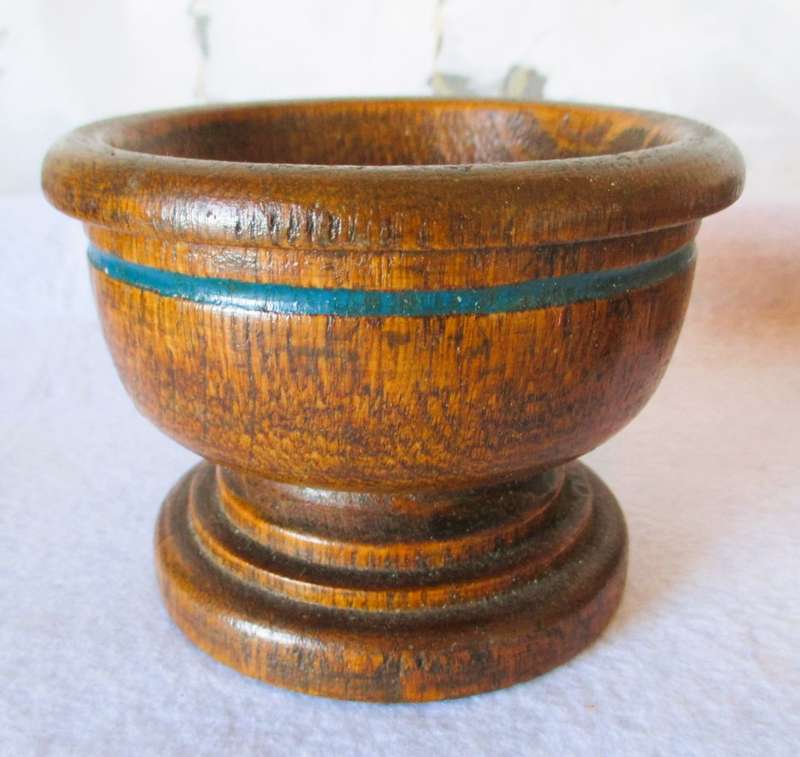 Lot of three Vintage Wooden Tobacco stand items. As per photo.