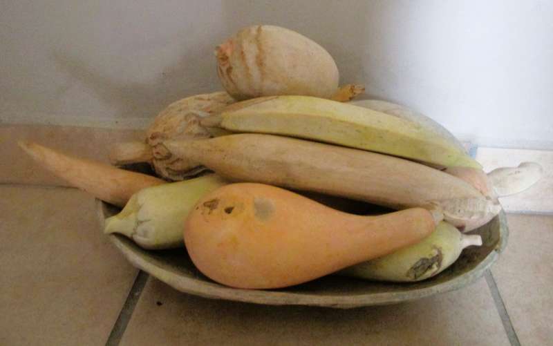 Mid century 12 pieces of vintage carved wooden fruit/vegetables/tray. Unique decor.