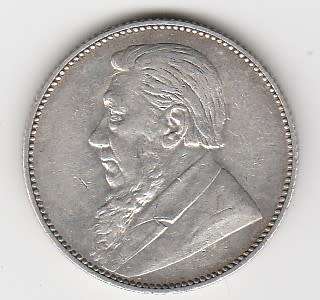 1897 South African Silver `ZAR` Shilling