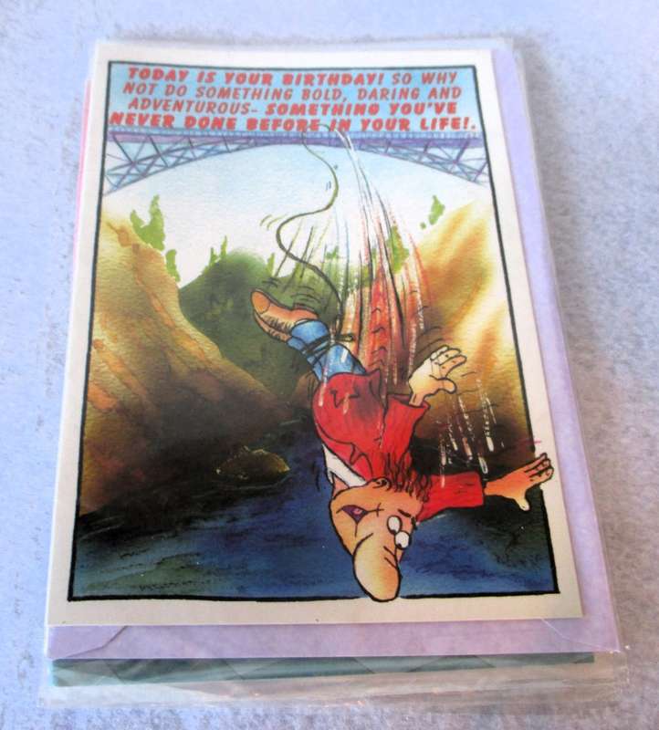 Lot of 4 Humoistice Birthday cards with envelopes. Sealed.