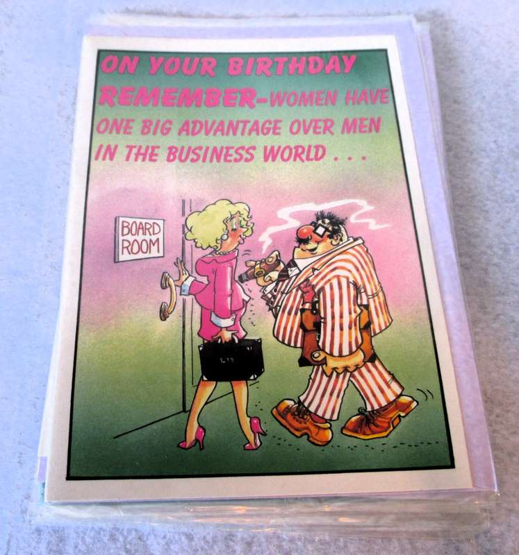 Lot of 4 Humoistice Birthday cards with envelopes. Sealed.