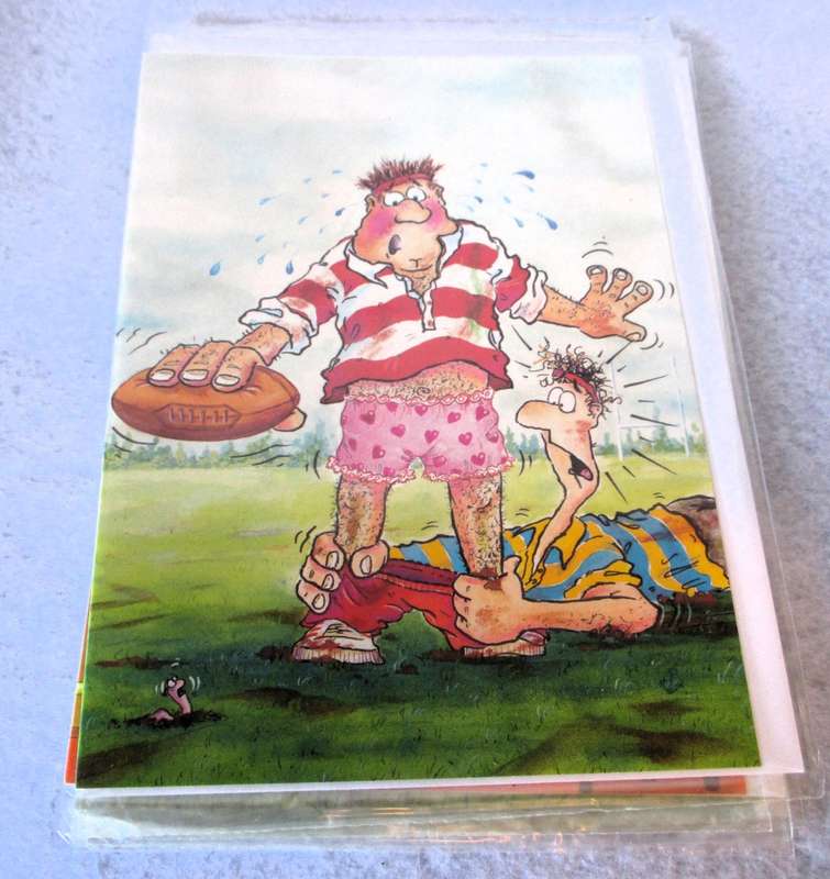 Lot of 4 Humoistice Birthday cards with envelopes. Sealed.