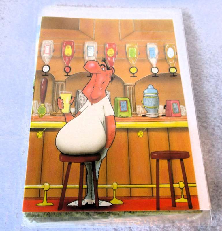 Lot of 4 Humoistice Birthday cards with envelopes. Sealed.