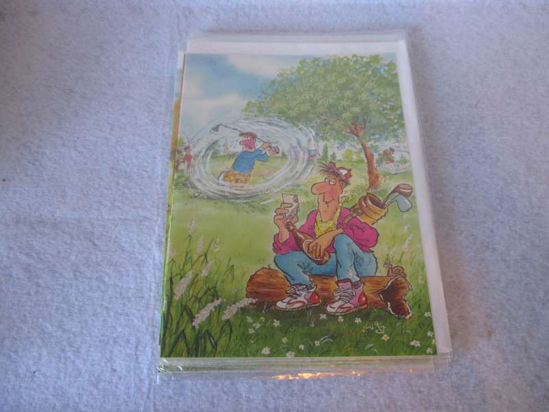 Lot of 4 Humoistice Birthday cards with envelopes. Sealed.