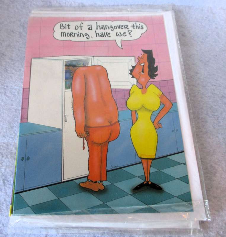 Lot of 4 Humoistice Birthday cards with envelopes. Sealed.
