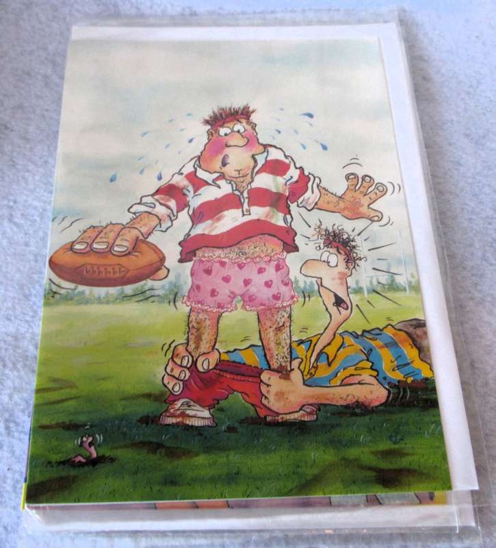 Lot of 4 Humoistice Birthday cards with envelopes. Sealed.