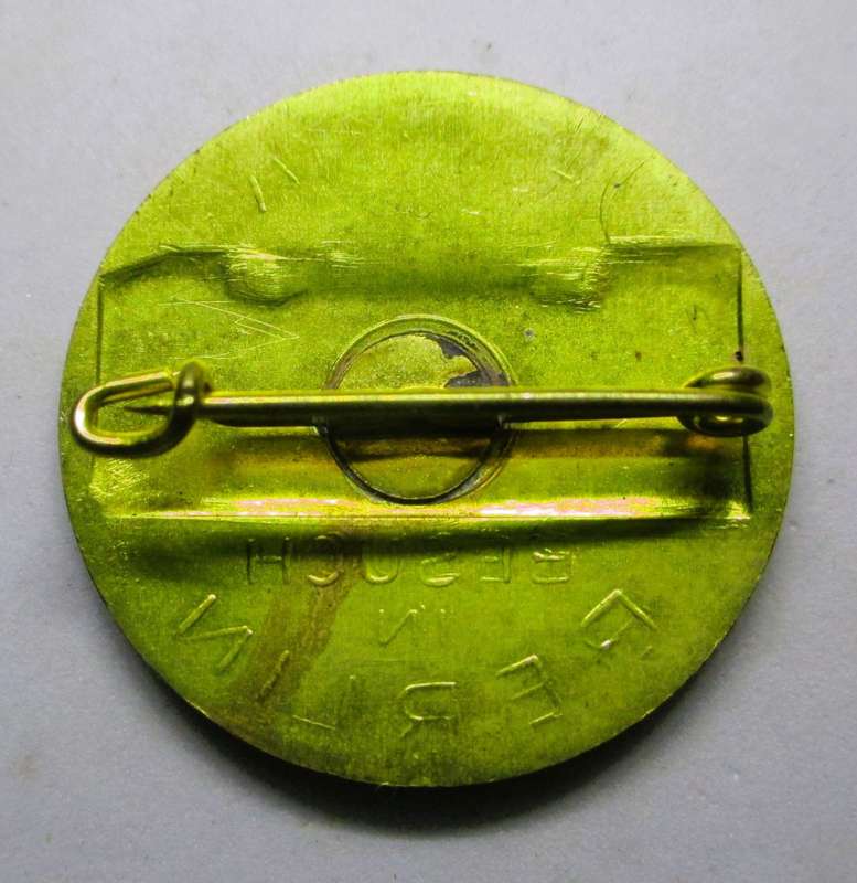 Vintage 1970`s J.Preissler (Pforzheim) German Parliment visitor badge `Reichstag Bersuch in Berlin.