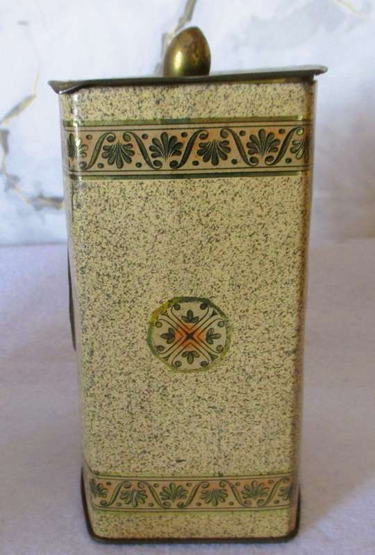 Vintage Buchanan Pompeii Themed tin, made in Cape Town. Eloborate Gold finishes. 140x100x80.