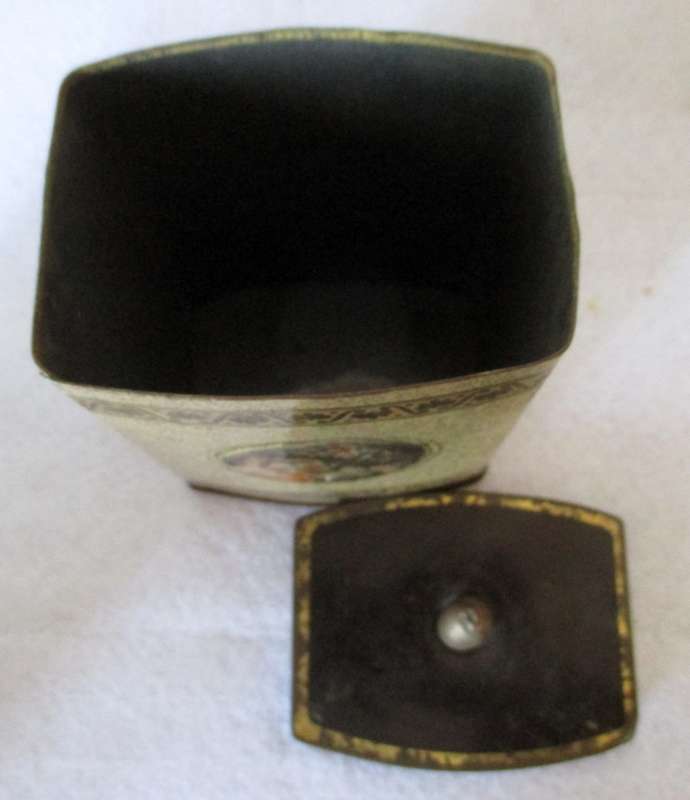 Vintage Buchanan Pompeii Themed tin, made in Cape Town. Eloborate Gold finishes. 140x100x80.