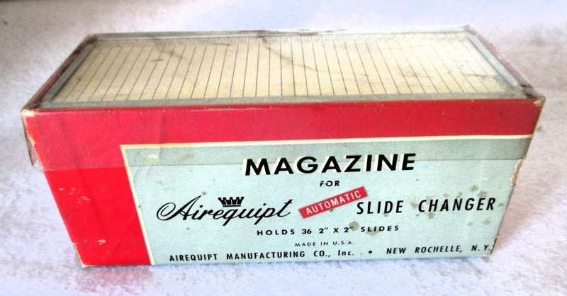 ARGUS AIREQUIPT 35MM Slide Magazine - Aluminum, for Models 300, 500 and others. Holds 36 slides.