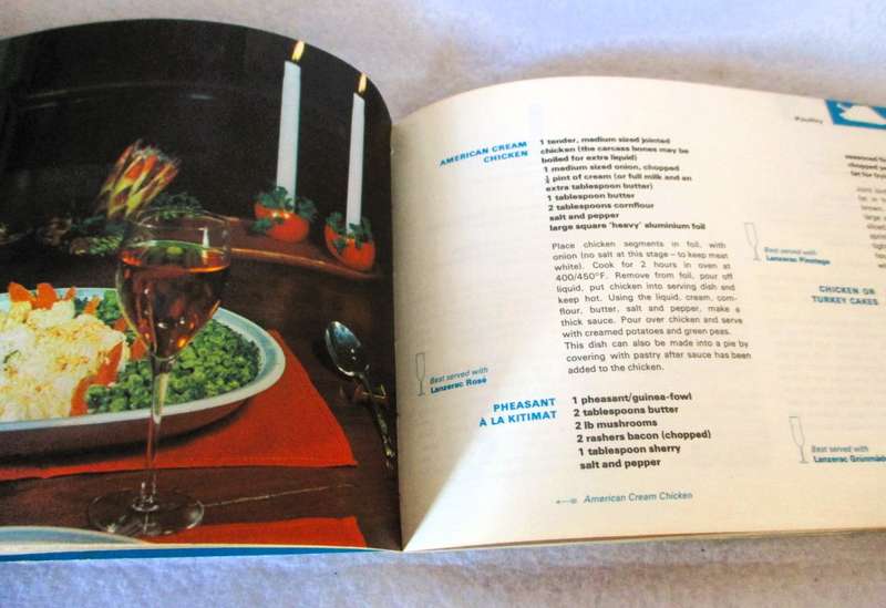 Vintage Alcan Invites you to dine, Foil recipe book. 68 pages with recipes and picture.