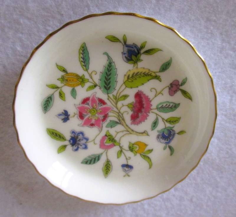 1960`s Vintage Minton Haddon Hall Coaster. Spotless. 90mm diameter.