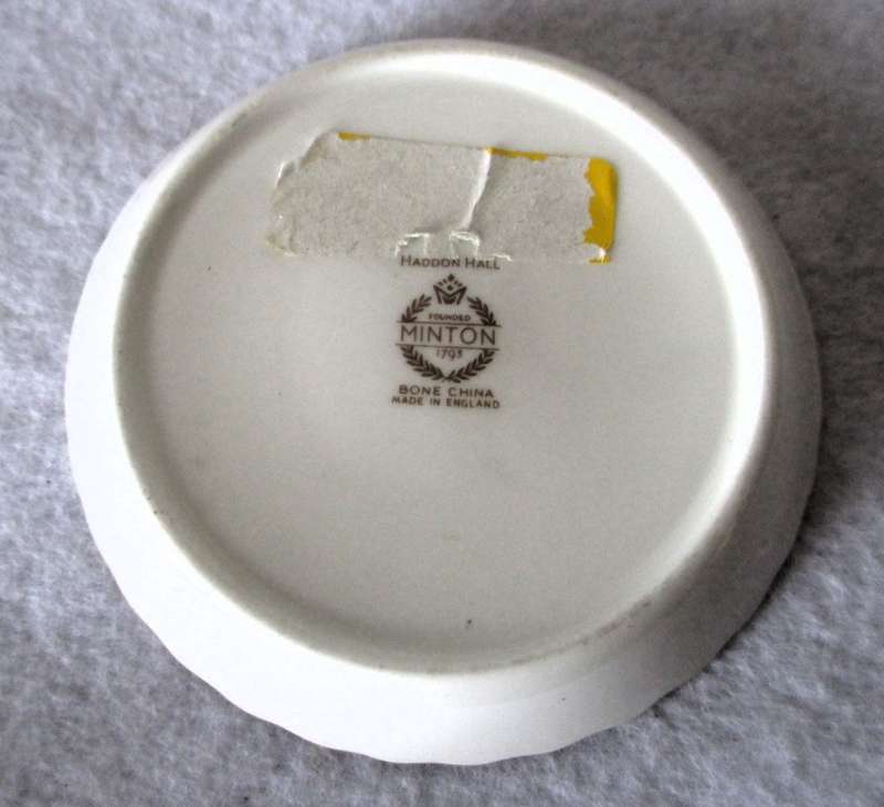 1960`s Vintage Minton Haddon Hall Coaster. Spotless. 90mm diameter.