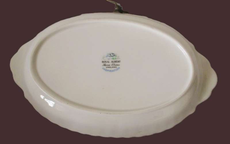 Royal Albert Inspiration Cake Cookie Serving Plate Bone China England. 220mmx125mm.
